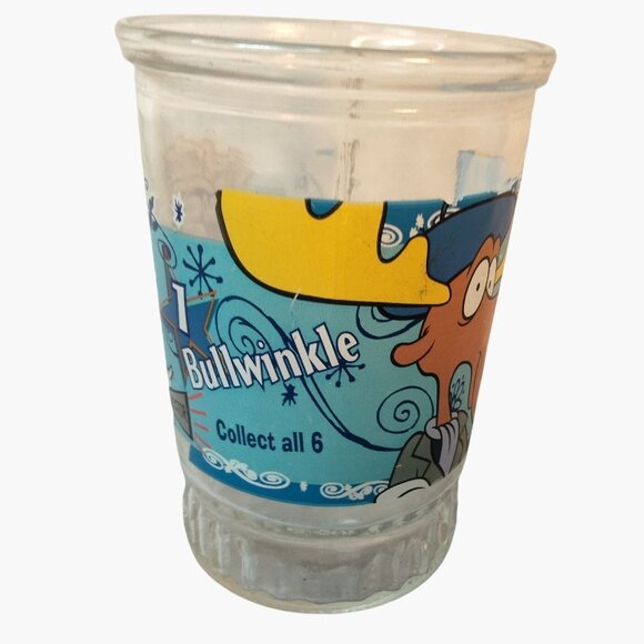 The Adventures Of Rocky  Bullwinkle Glasses 1 2 Bama Vintage Universal Studios - Picture 4 of 14